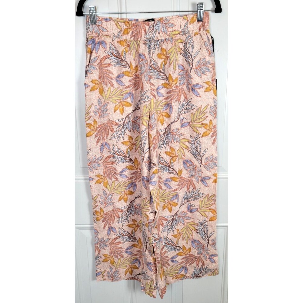 NWT Nicole Miller Linen Wide Leg Pants Size S